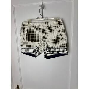 J. Crew Factory Stretch Polka Dot Chino Shorts Twee Hipster Minimalist Women's 4